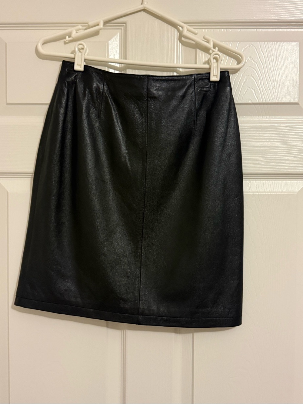 Maxima Wilsons Leather Black Leather Pencil Skirt